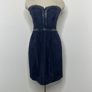 🔹 Rebecca Taylor Silk Strapless Special occasion Dress